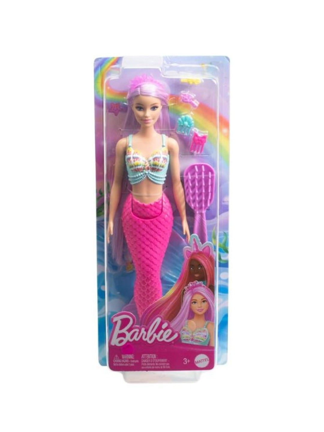 Barbie Dreamtopia Fairytale Mermaid Doll With Long Fantasy Hair (No Color- Image 4)