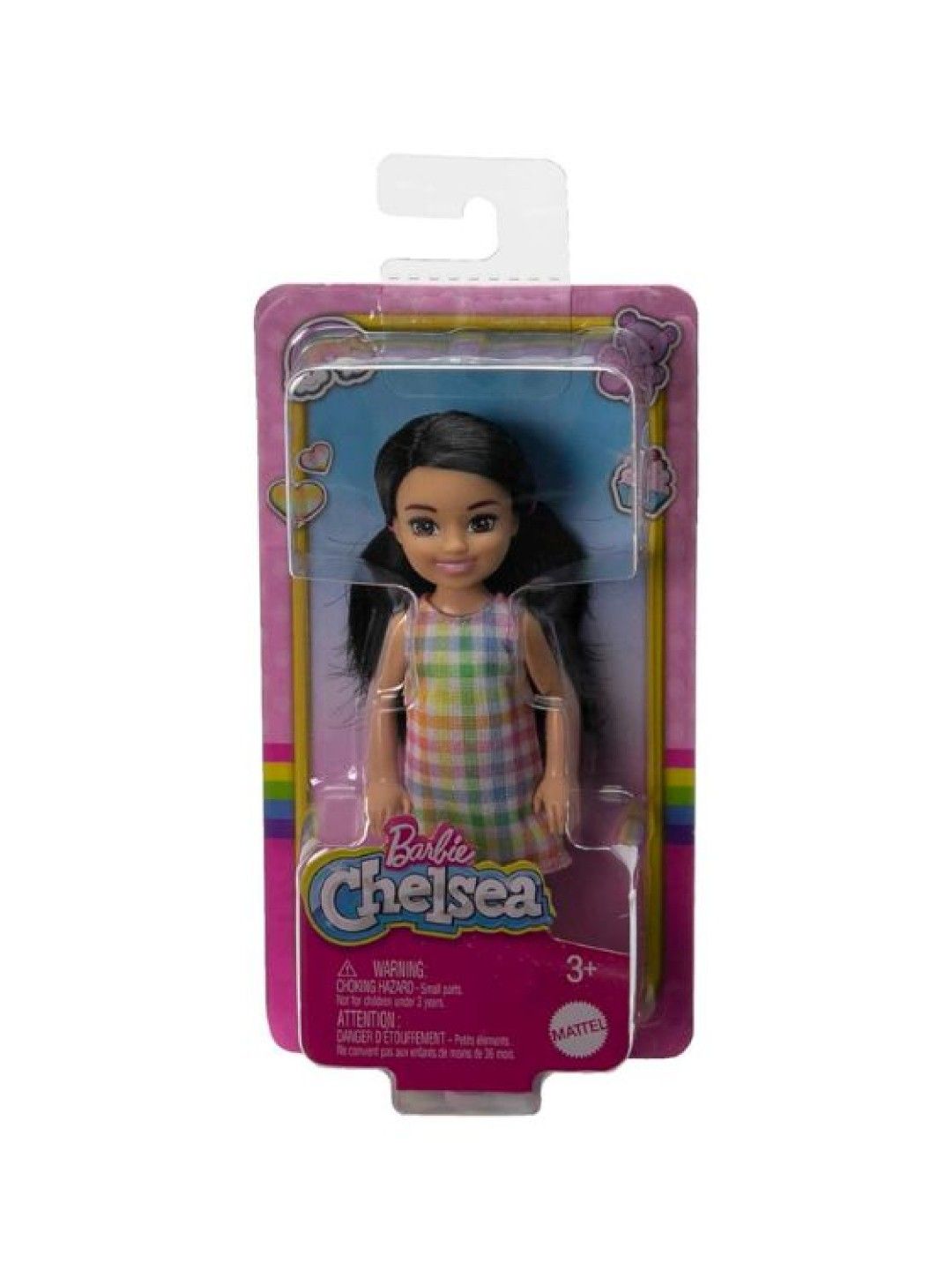 Barbie Chelsea Brunette Doll with Pigtails (No Color- Image 4)