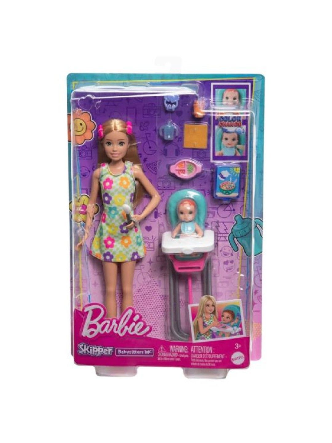 Barbie Skipper Babysitter Doll & Playset (No Color- Image 4)