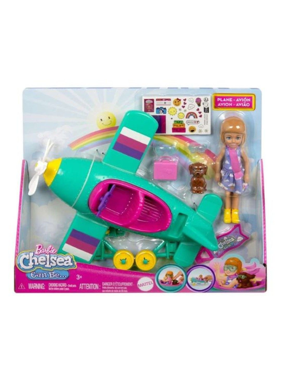 Barbie Chelsea Can Be - Plane Doll & Playset (No Color- Image 4)