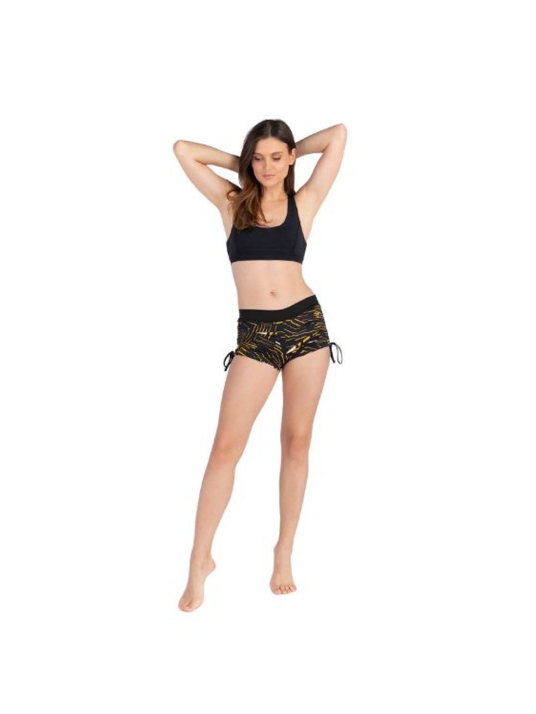 eska Pea Boyleg Booty Shorts (Black- Image 4)