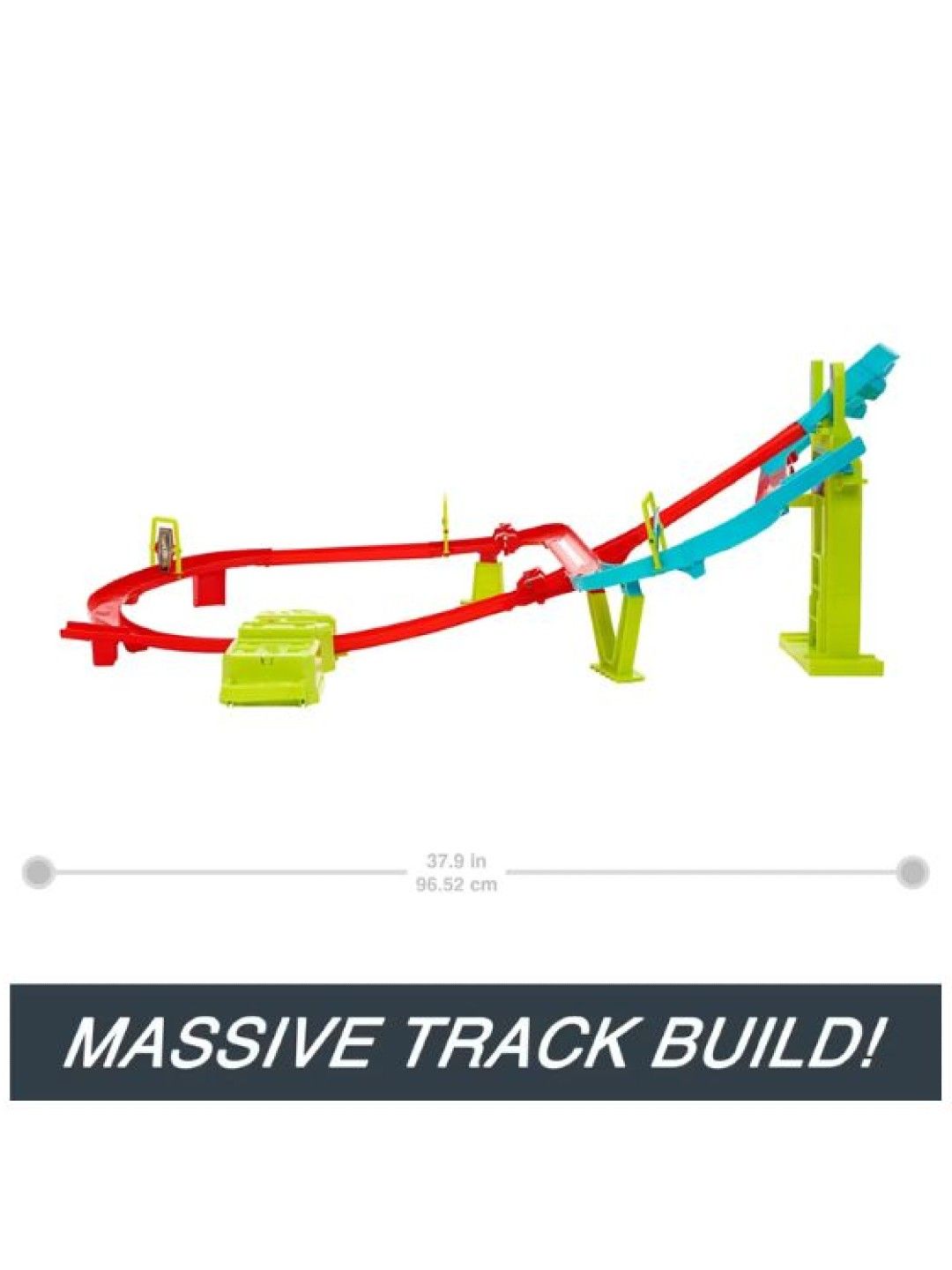 Hot Wheels Neon Speeders Skyscaper Speed Circuit Track Set (No Color- Image 3)