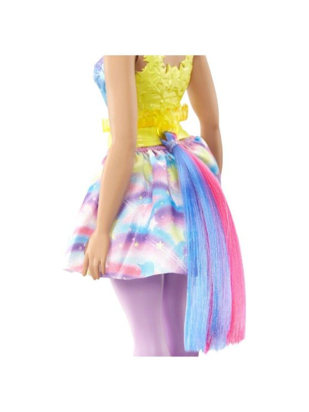 Barbie Dreamtopia Unicorn Doll (Curvy) In Rainbow Look (No Color- Image 4)