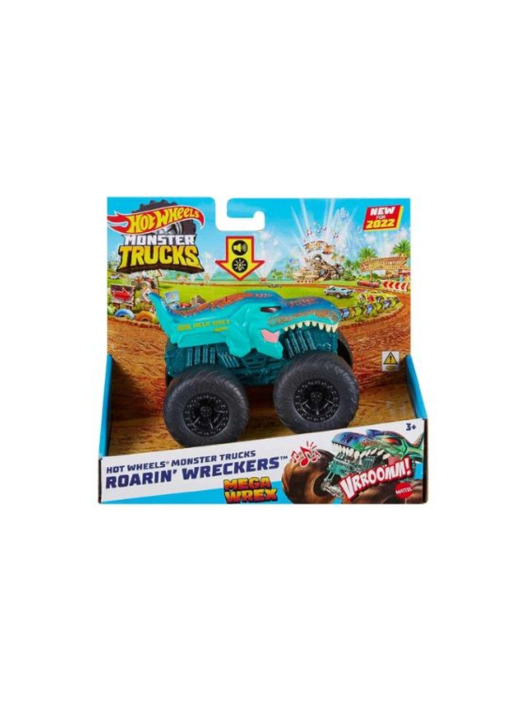 Hot Wheels Monster Trucks 1:43 Lights & Sounds Hero Assorted (No Color- Image 4)