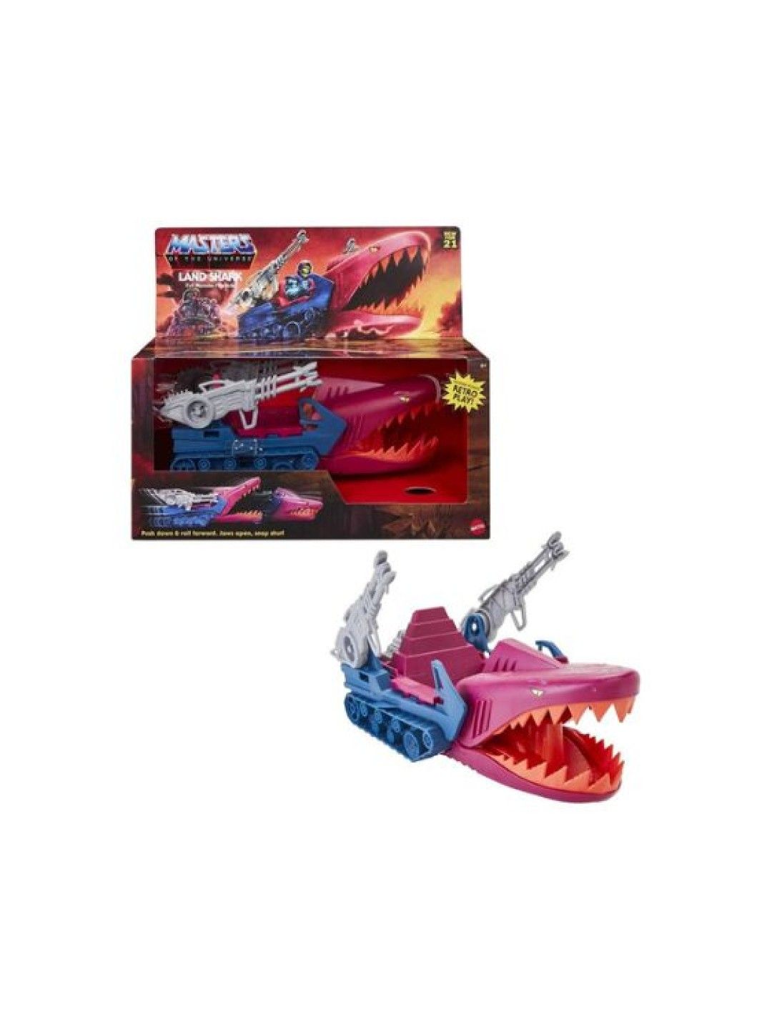 Masters of the Universe Origins Land Shark Vehicle (No Color- Image 4)