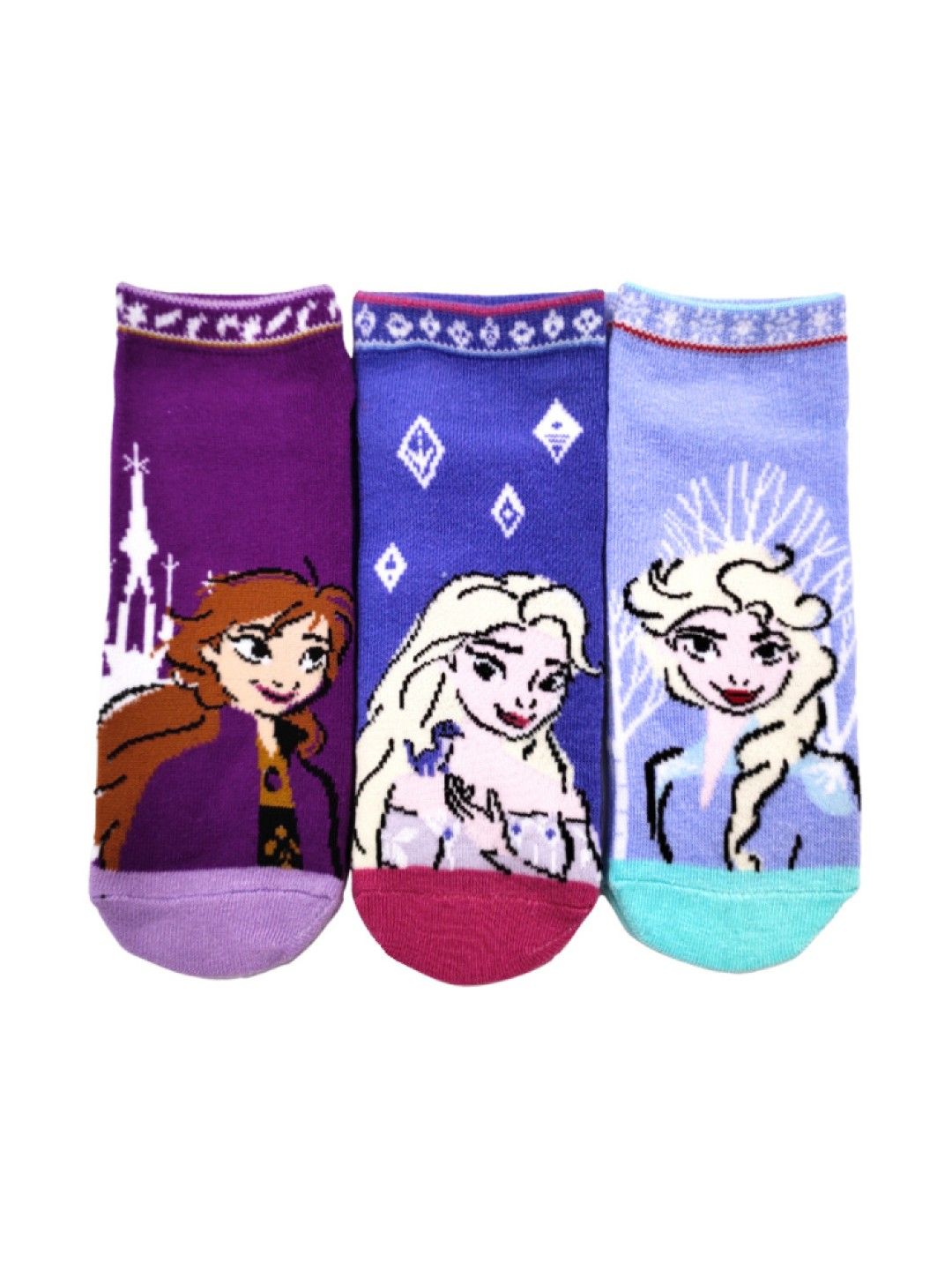 LIL LEGENDS Sneaker Socks (3-Pair Pack) - Frozen Idyllic Wonder Pop Socks
