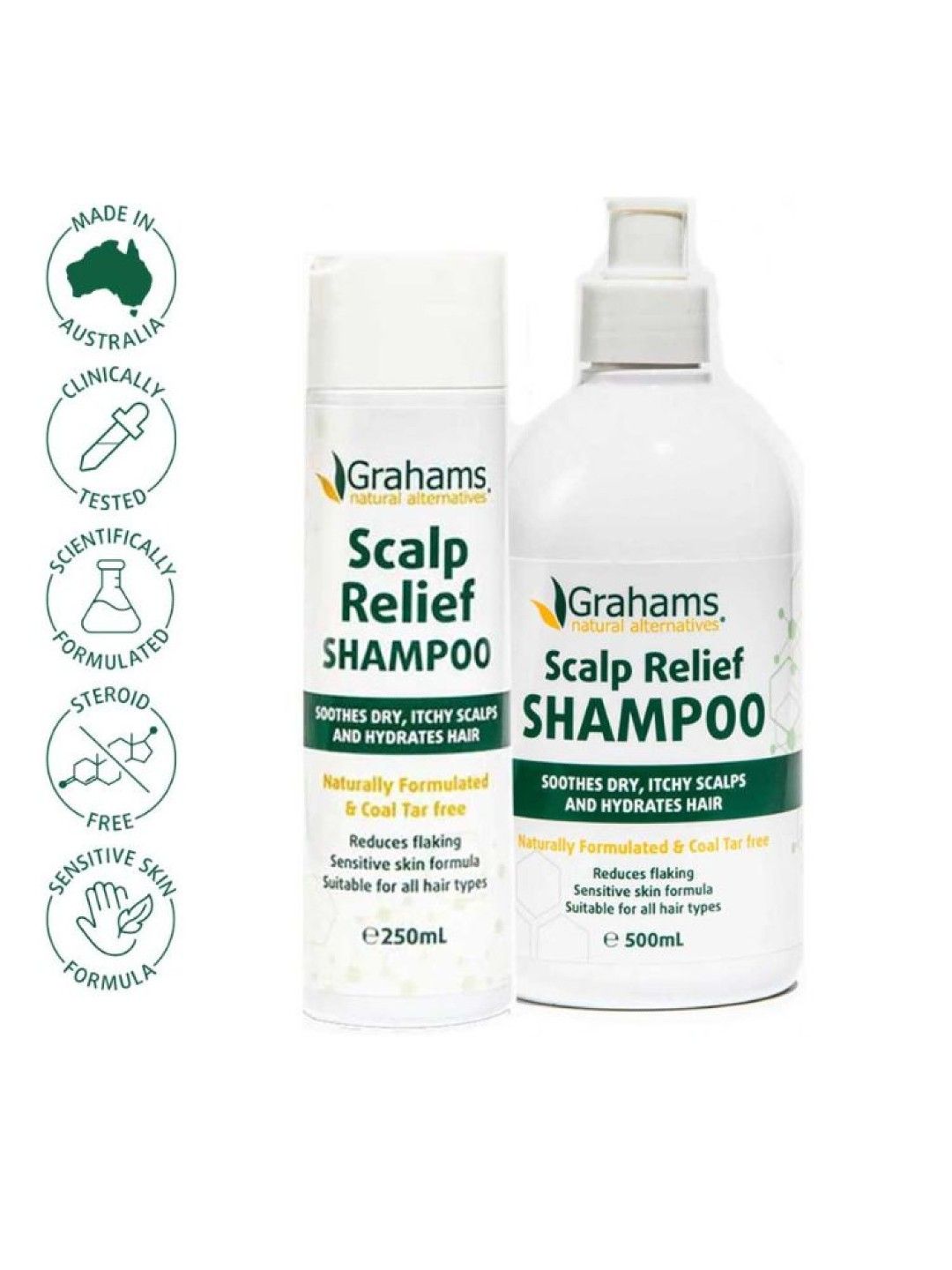 Grahams Natural Scalp Relief Shampoo (250ml) (No Color- Image 2)