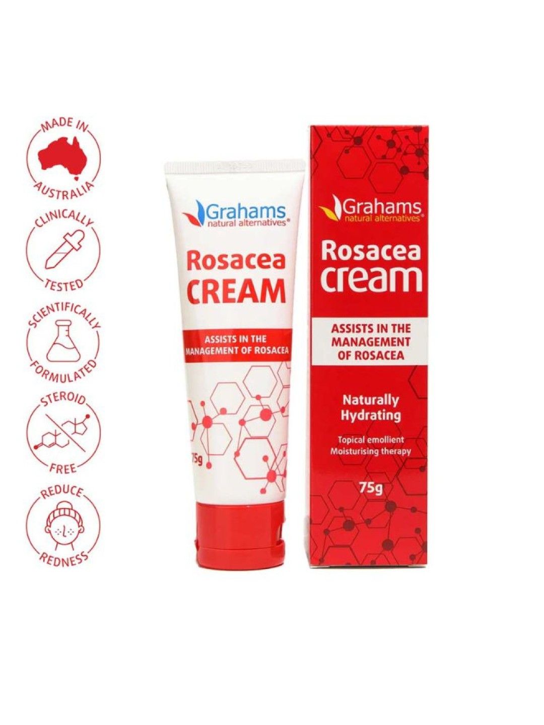 Grahams Natural Rosacea Cream (75g) (No Color- Image 2)