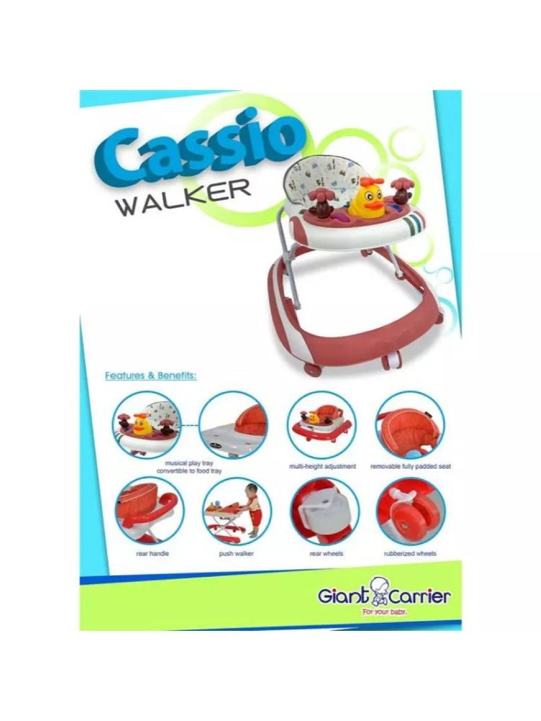 Giant Carrier Cassio Walker (Maroon- Image 4)