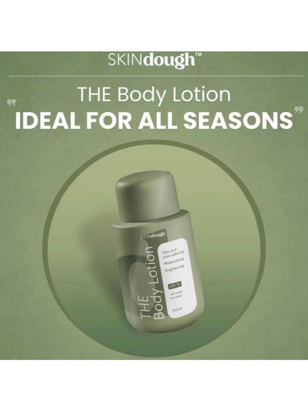 SKINdough The Body Lotion 250ml (No Color- Image 3)