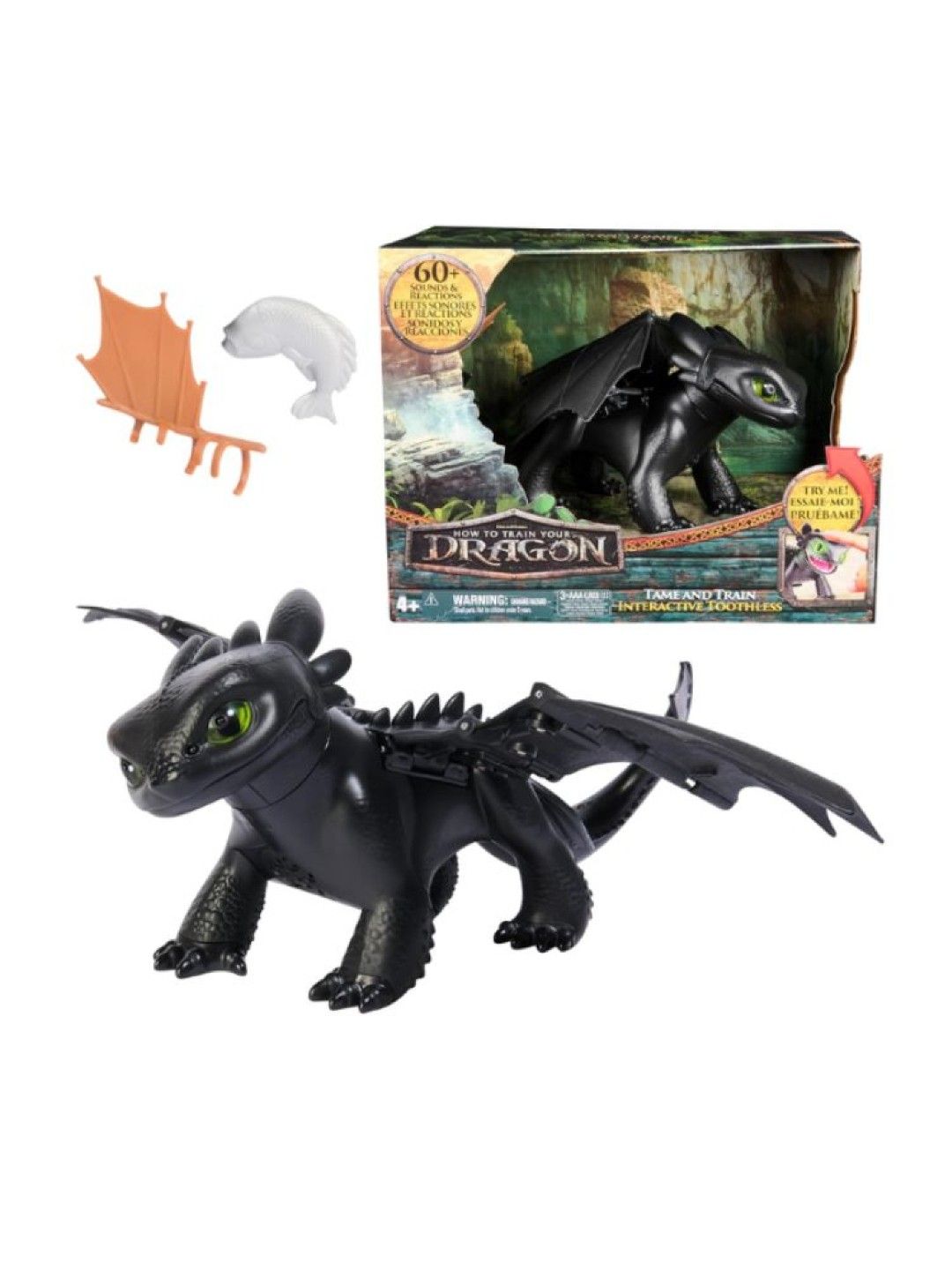 How to Train Your Dragon Interactive Toothless (No Color- Image 3)
