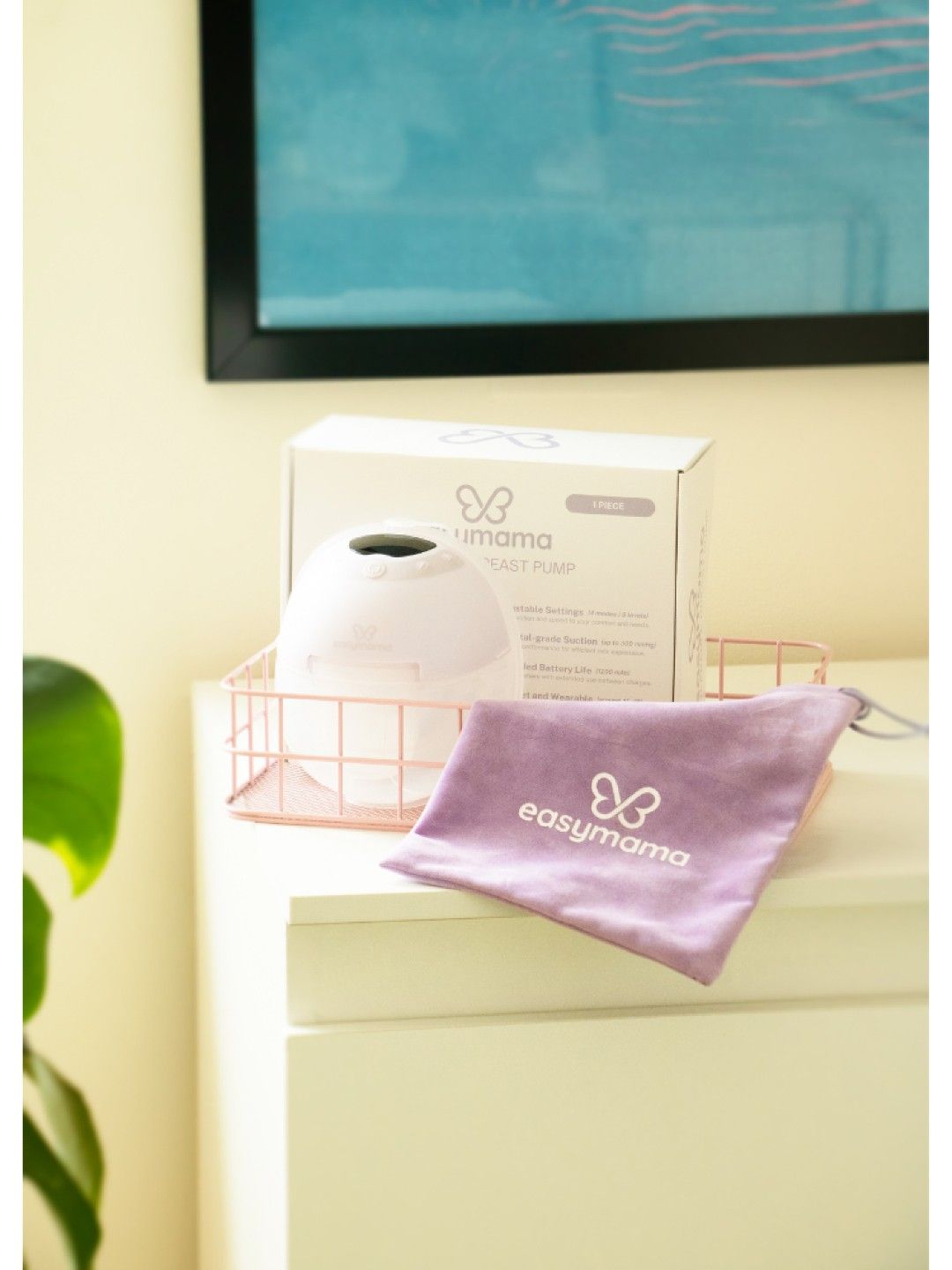 Easymama Wearable Pump (Lilac- Image 3)