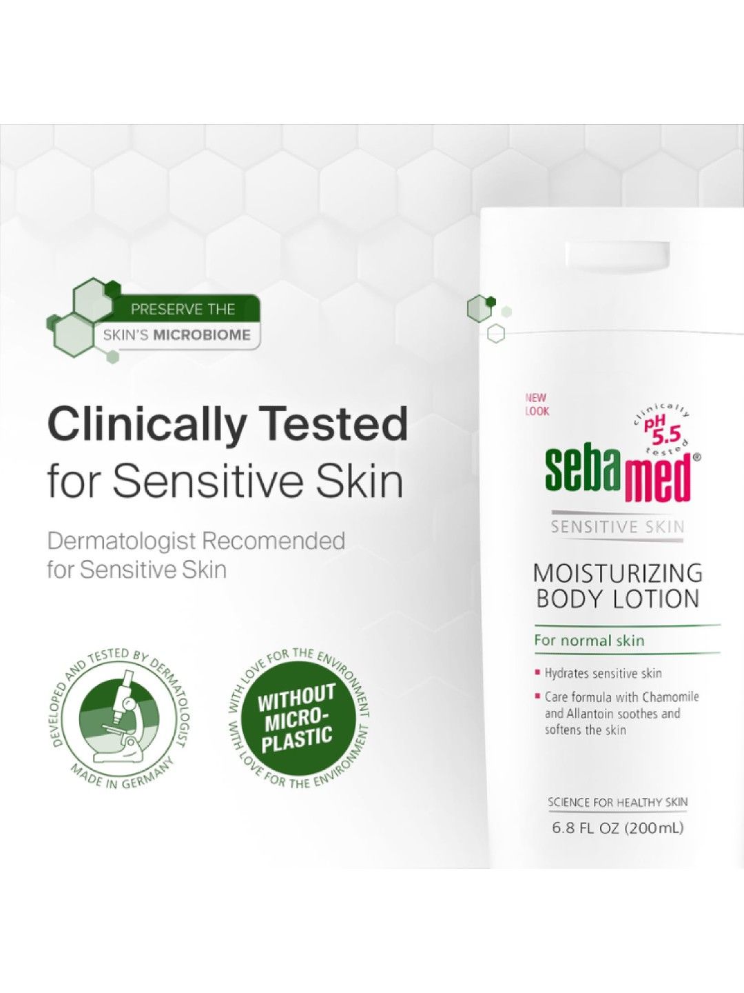 Sebamed Sensitive Skin Moisturizing Body Lotion 200ml (No Color- Image 2)