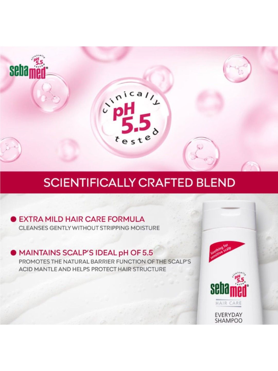 Sebamed Hair Care Everyday Shampoo 200ml (No Color- Image 3)