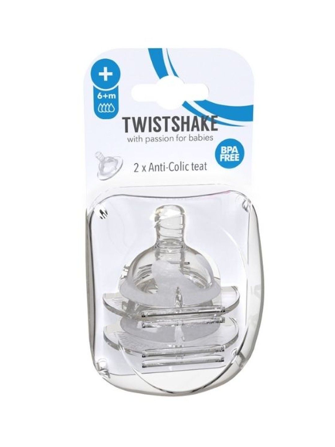 Twistshake Nipple Anti-Colic Teat Plus