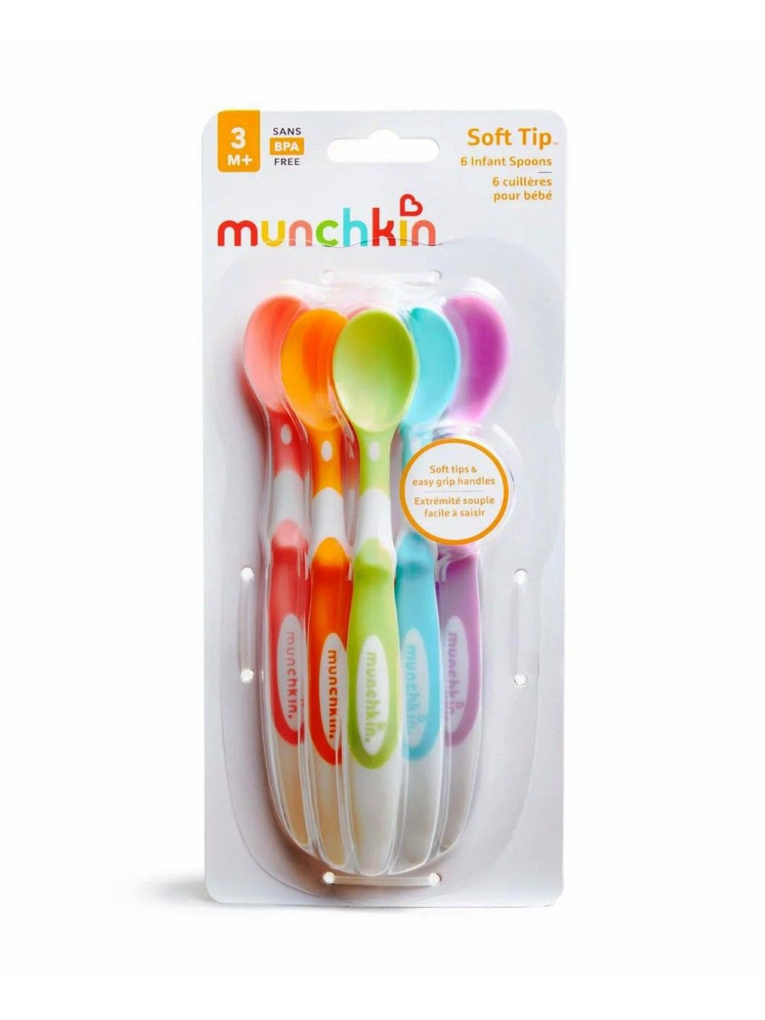 Munchkin Soft Tip Infant Spoon (Pack of 6)
