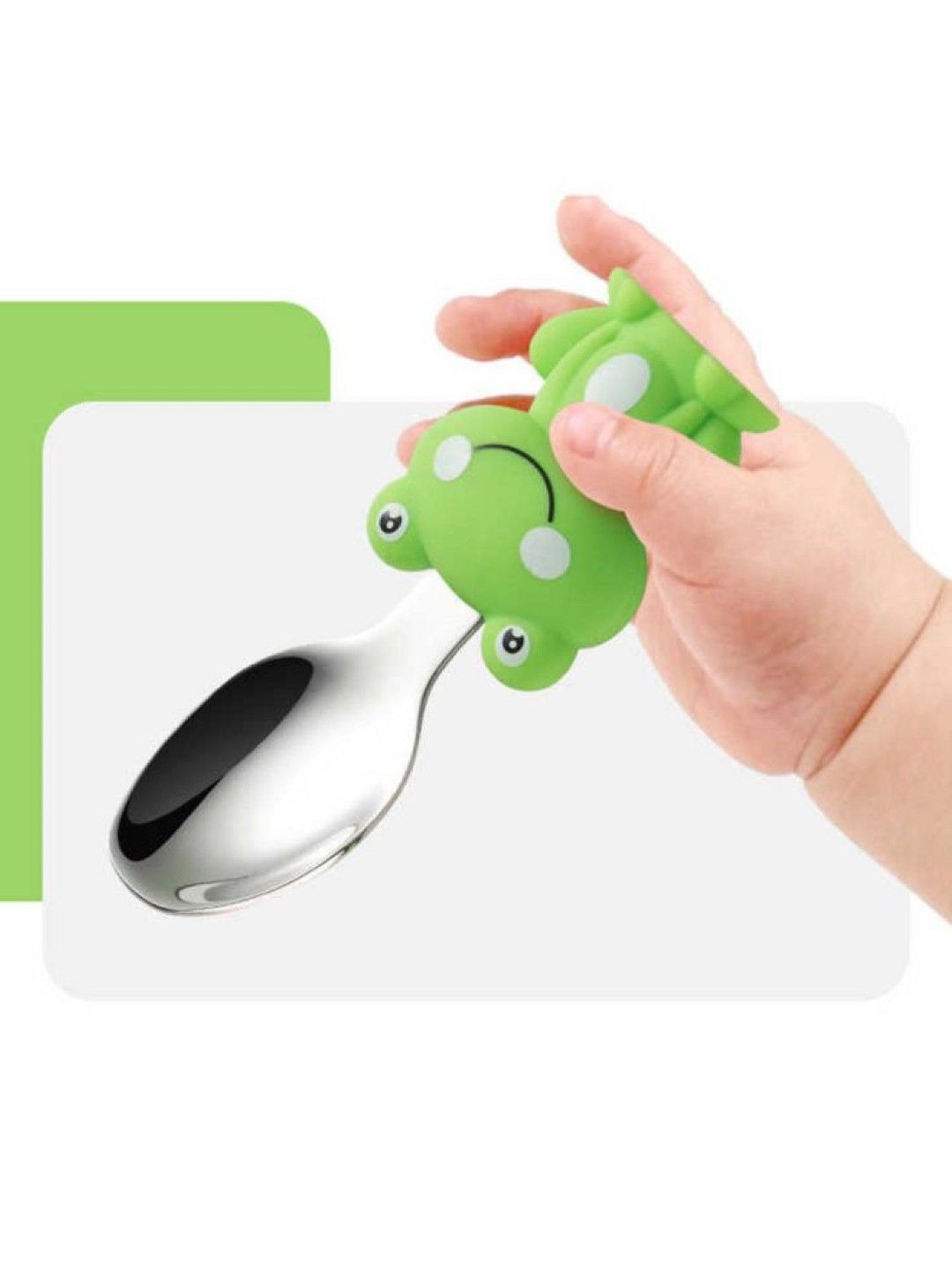 Yoji Baby 6-Piece Silicone Feeding Set (Frog) (No Color- Image 4)