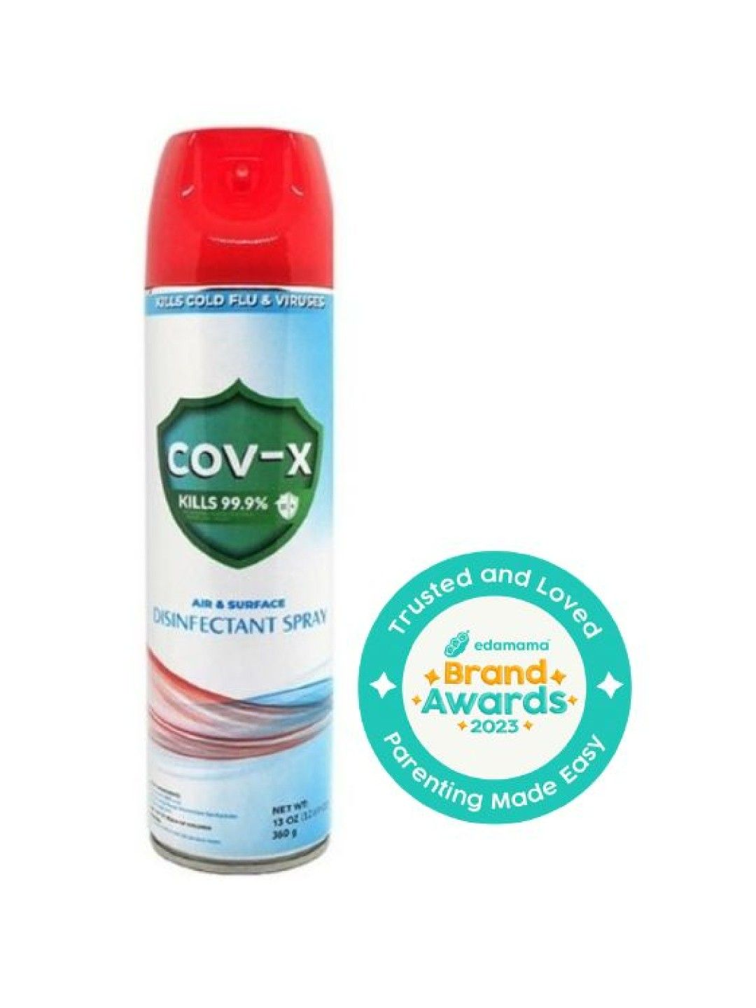 COV-X Air & Surface Disinfectant Spray 360g-Tested & proven to kill the COVID-19 virus