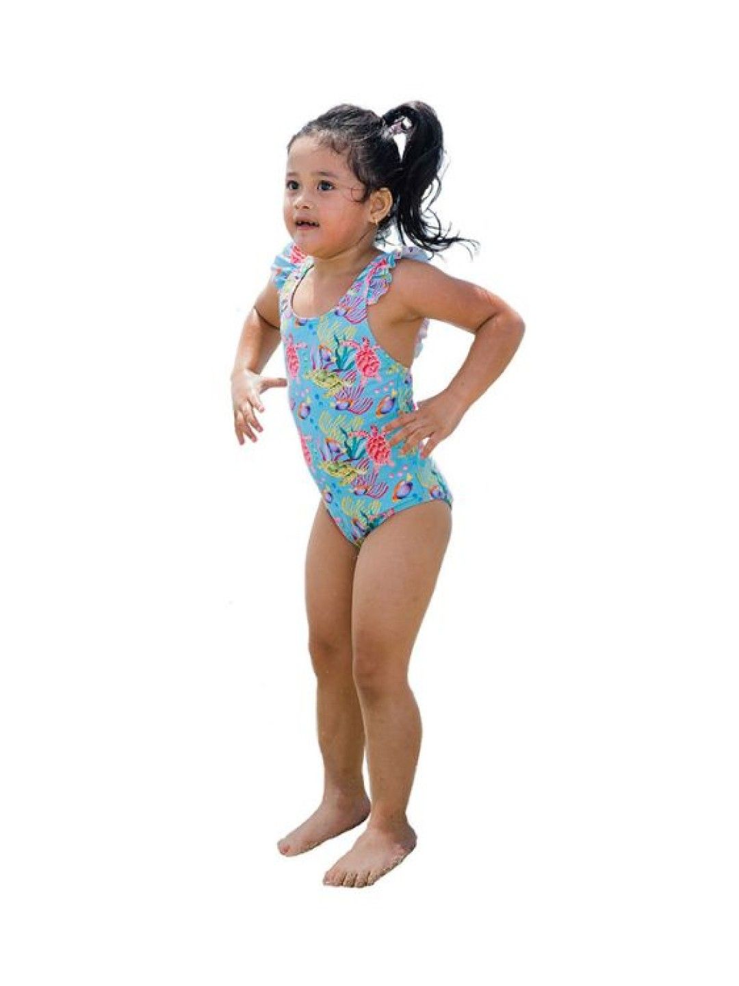 bean fashion Anina Rubio Coron Flutter Sleeves One Piece Swimsuit