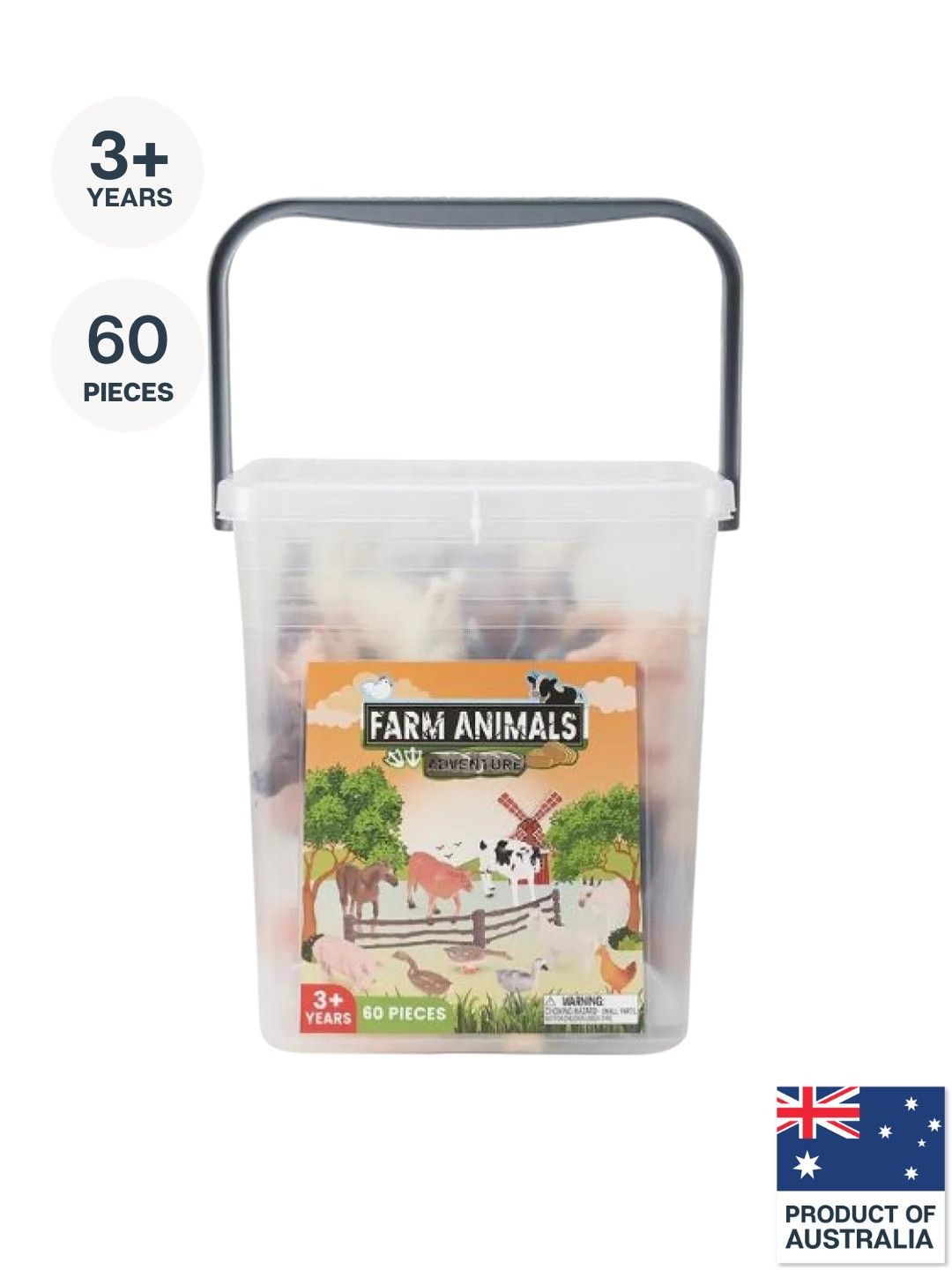 Anko 60-Piece Farm Animals Adventure Set