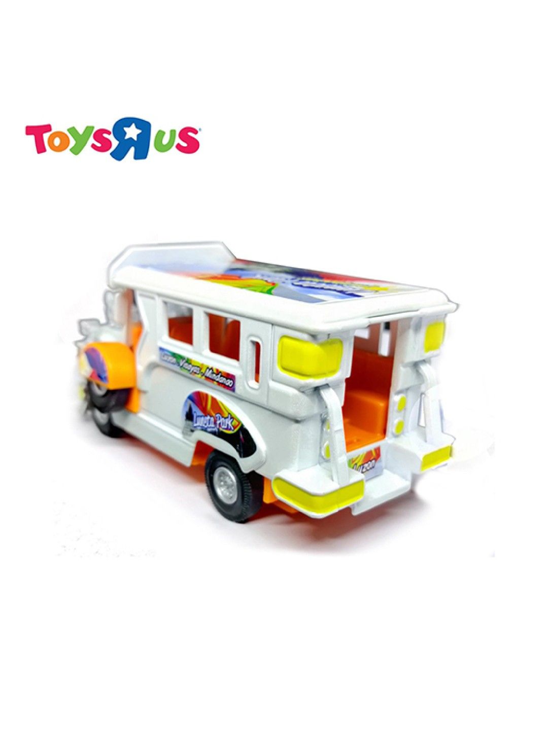 Toys R Us Philippine Jeepney 5 inch Die-cast Pull Back Action Vehicle - White (No Color- Image 2)