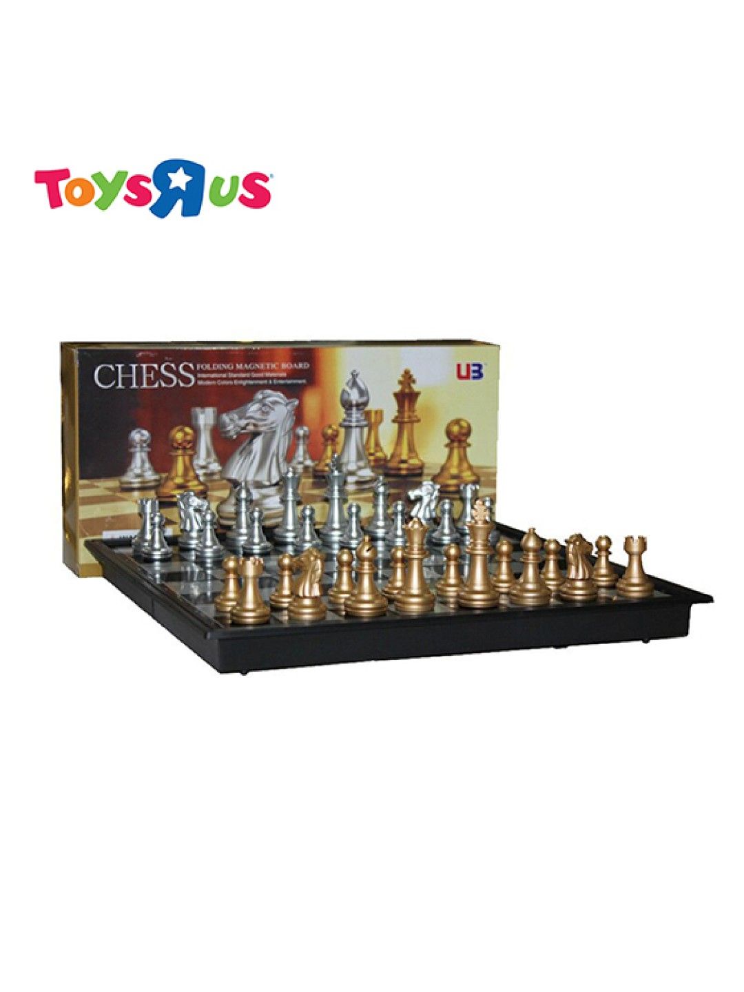 Toys R Us Generic - Gold and Silver Folding Magnetic Chess Set (No Color- Image 2)