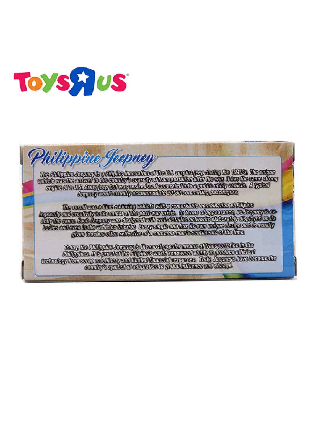 Toys R Us Philippine Jeepney 3-inch Die Cast - White (No Color- Image 3)
