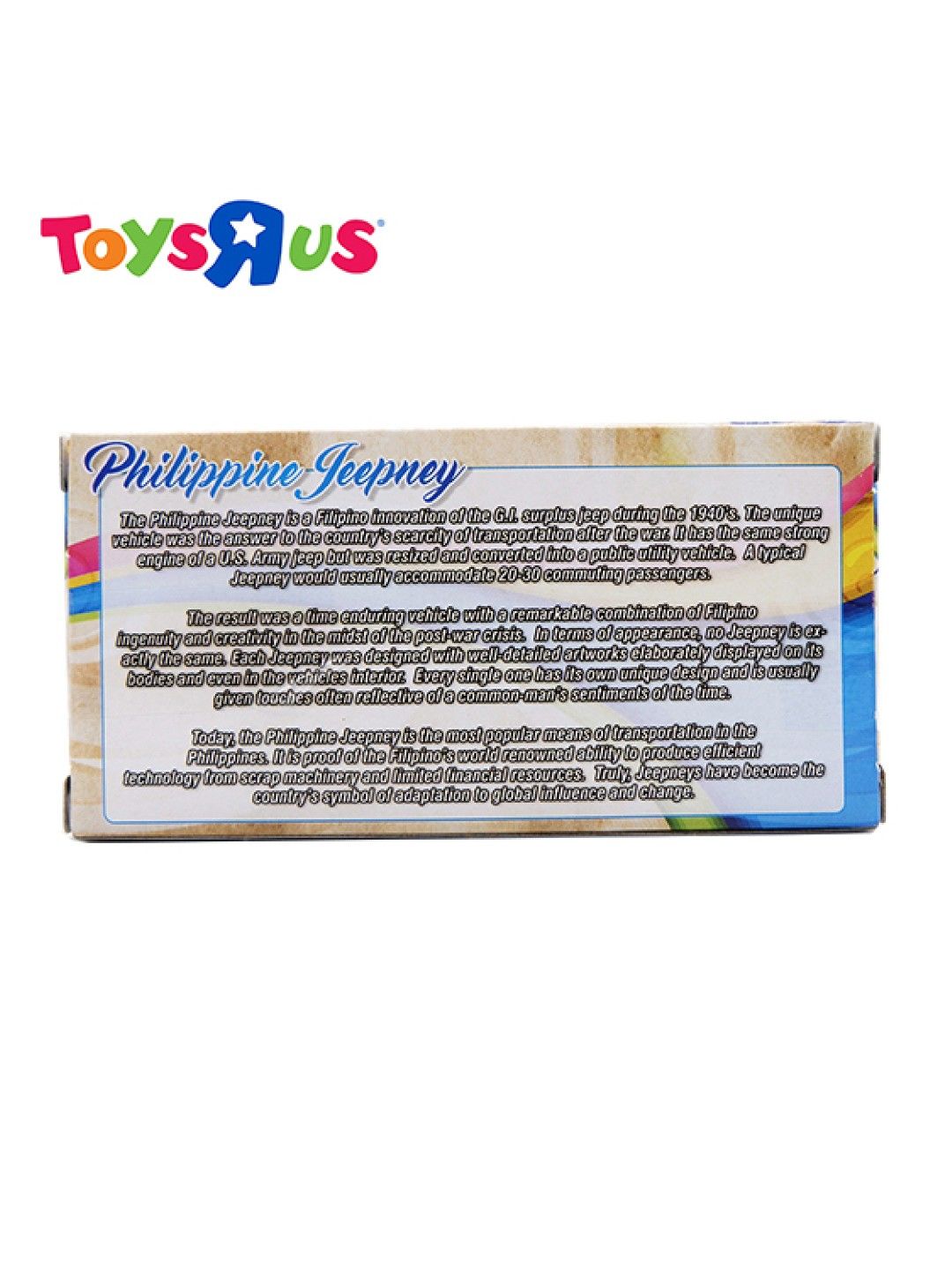 Toys R Us Philippine Jeepney 3-inch Die Cast - Red (No Color- Image 3)
