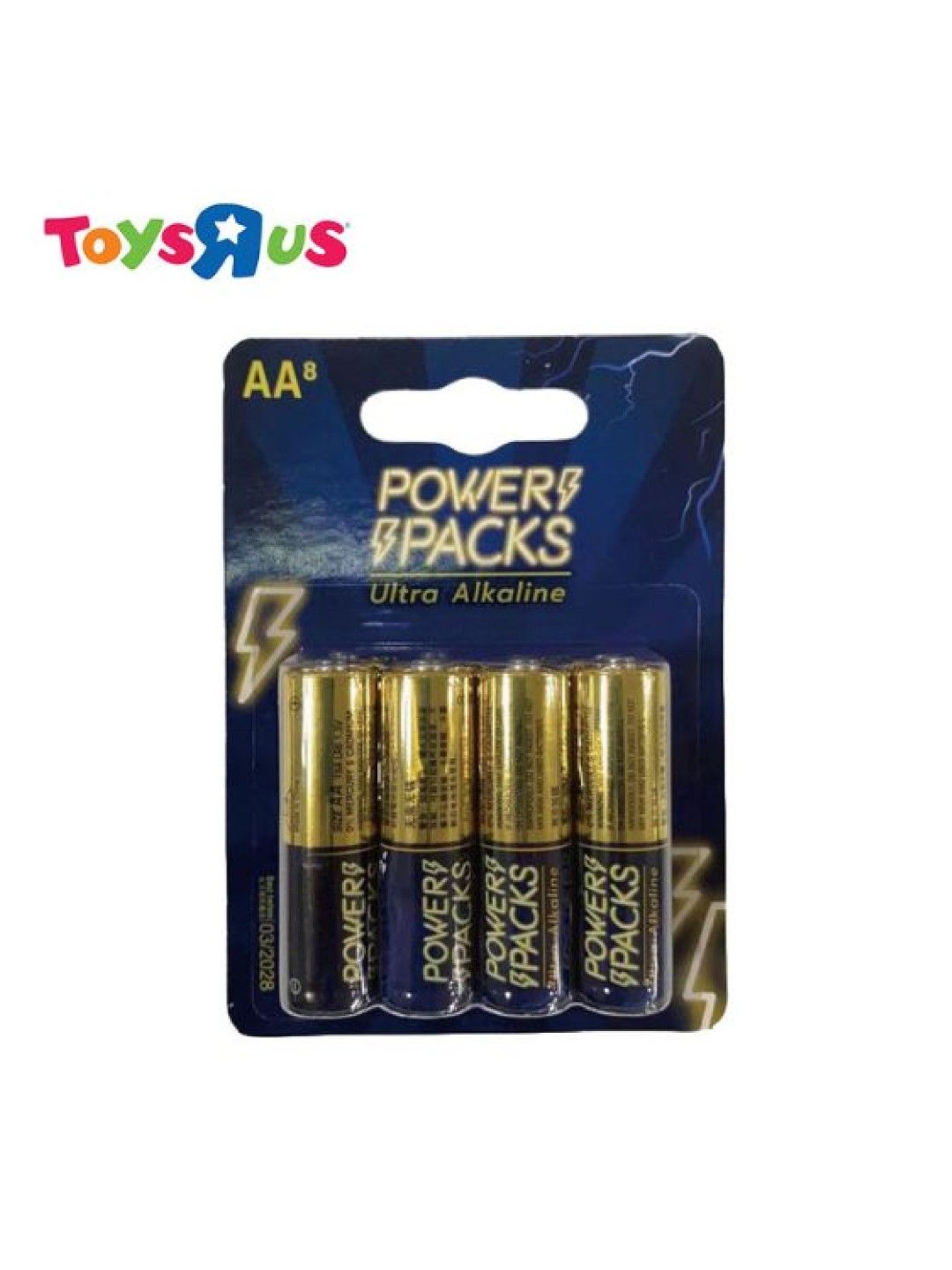 Toys R Us Power Packs Ultra Alkaline Battery AA 8's