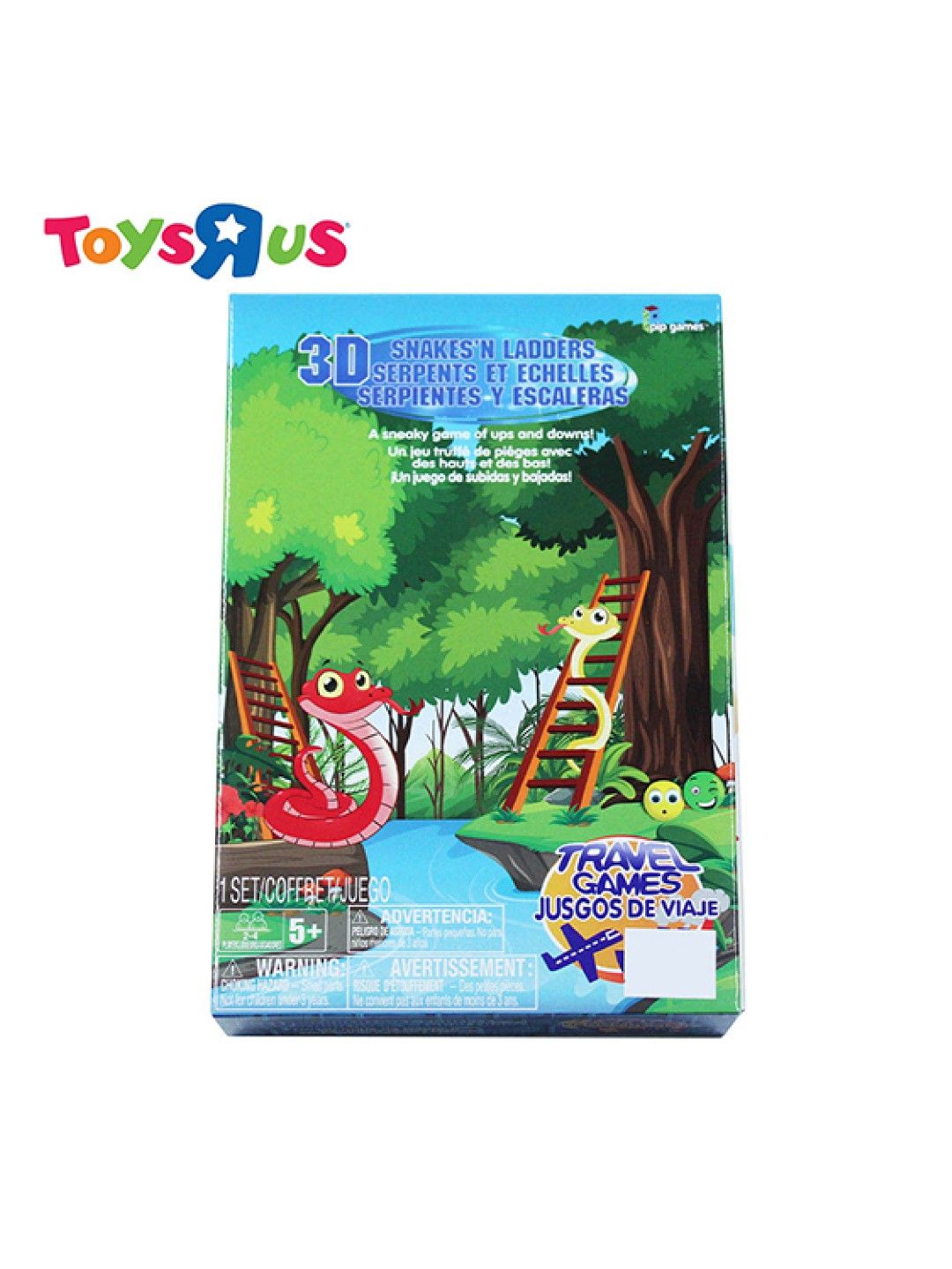 Toys R Us Generic PIP Games - 3D Snakes 'n Ladders