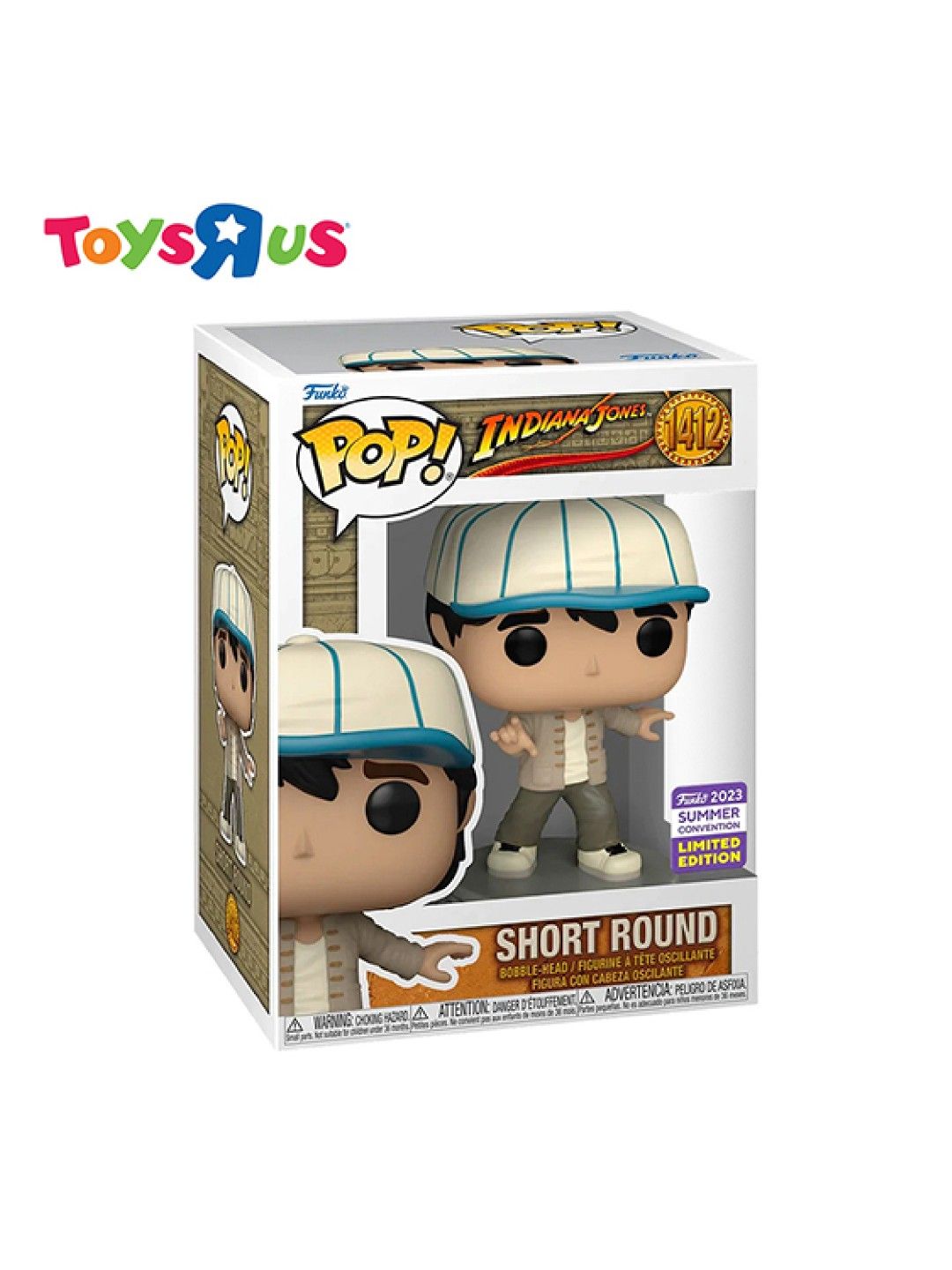 Toys R Us Funko Pop! Indiana Jones - Short Round #1412 (No Color- Image 2)