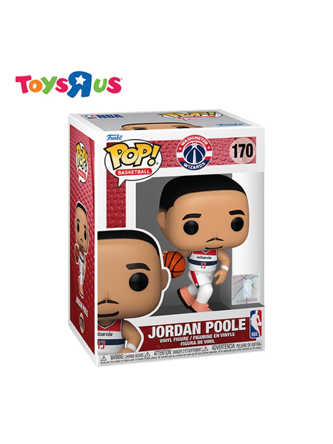 Toys R Us Funko Pop! Washington Wizards - Jordan Poole #170 (No Color- Image 2)