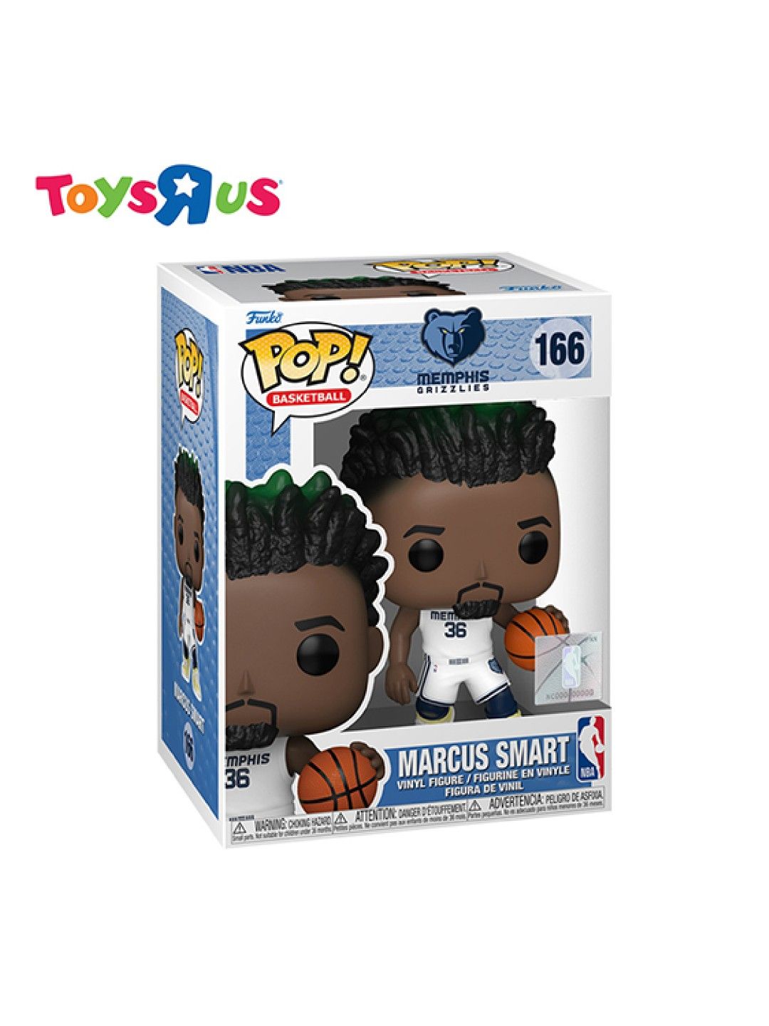 Toys R Us Funko Pop! Memphis Grizzlies -  Marcus Smart #166 (No Color- Image 2)