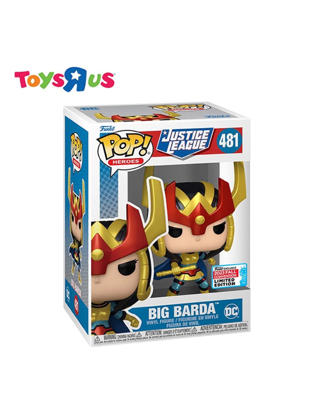 Toys R Us Funko Pop! Justice League - Big Barda No. 481 (No Color- Image 2)