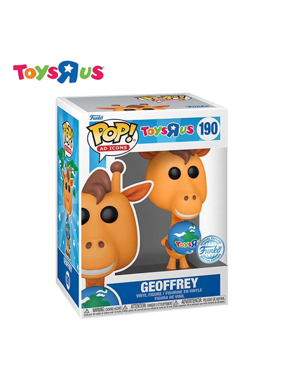 Toys R Us Funko Pop! Ad Icons: Toys "R" Us - Geoffrey #190 (No Color- Image 3)
