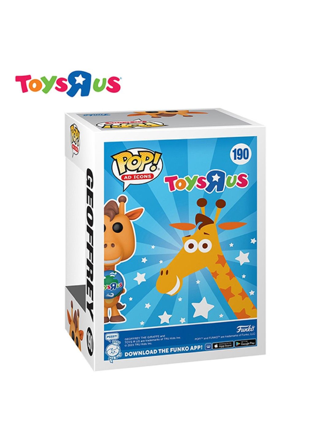 Toys R Us Funko Pop! Ad Icons: Toys "R" Us - Geoffrey #190 (No Color- Image 4)