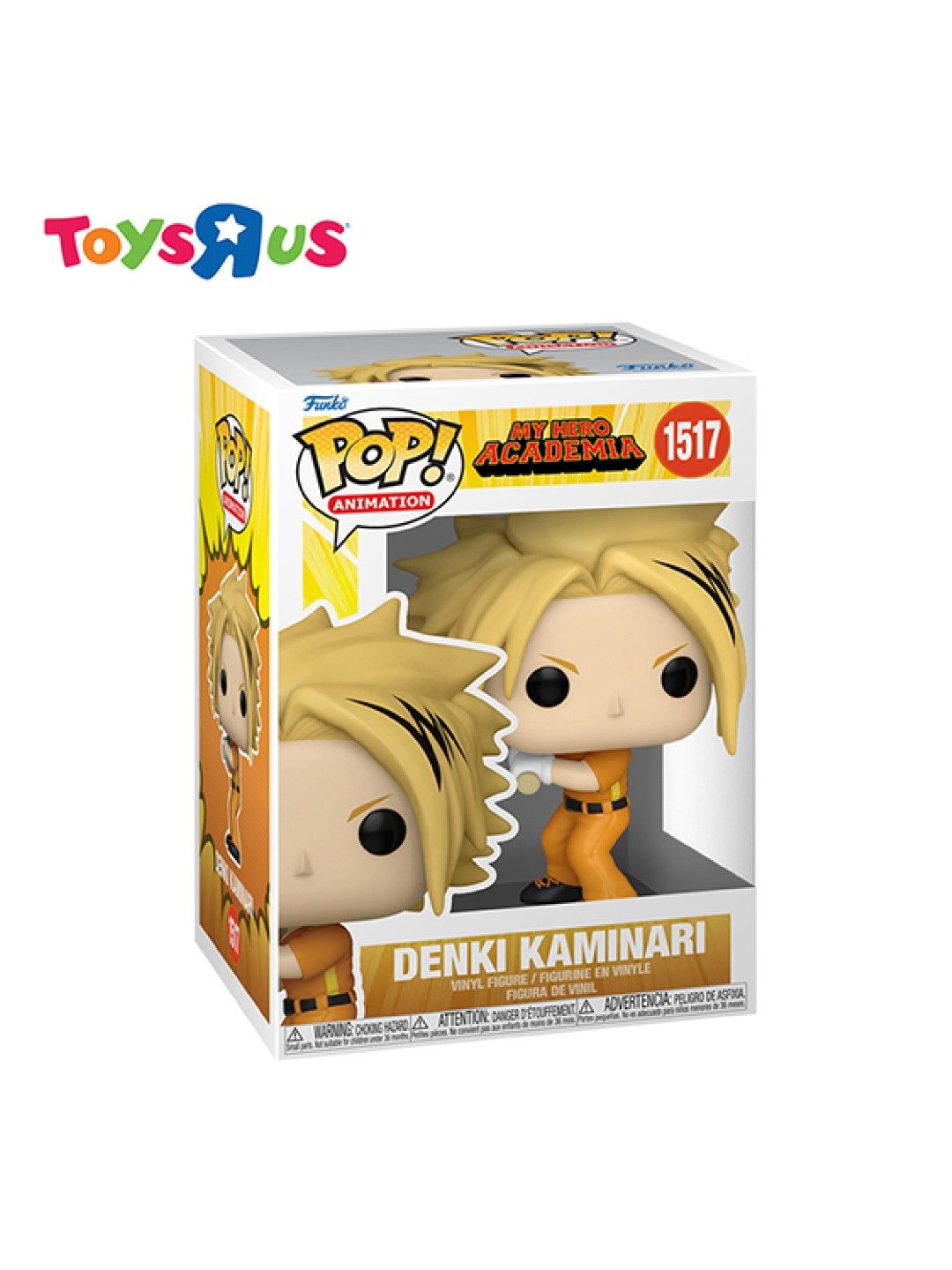 Toys R Us Funko Pop! My Hero Academia - Denki Kaminari #1517 (No Color- Image 2)
