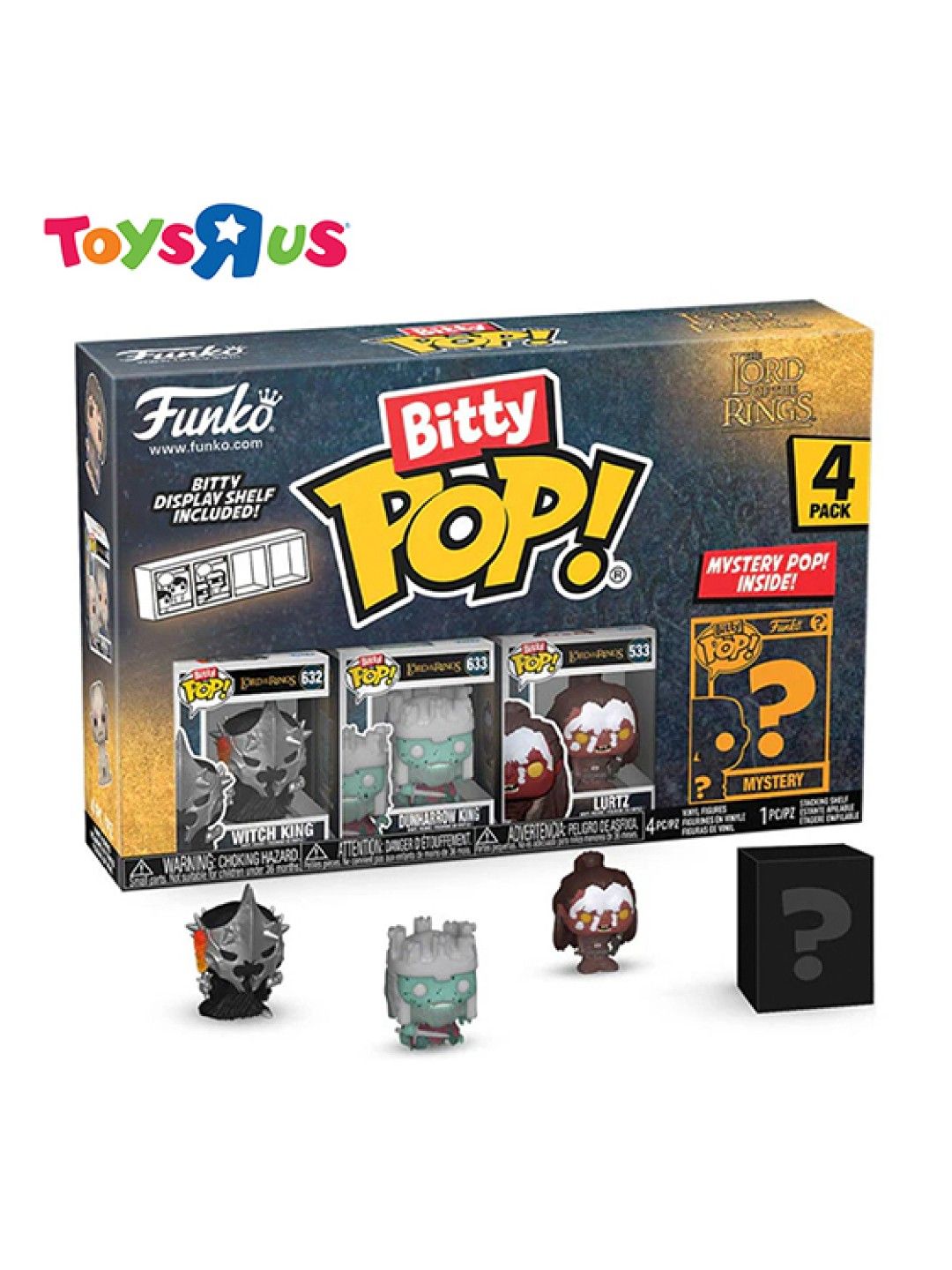 Toys R Us Funko Pop Bitty Pop! The Lord of The Rings 4 Pack (Witch King)