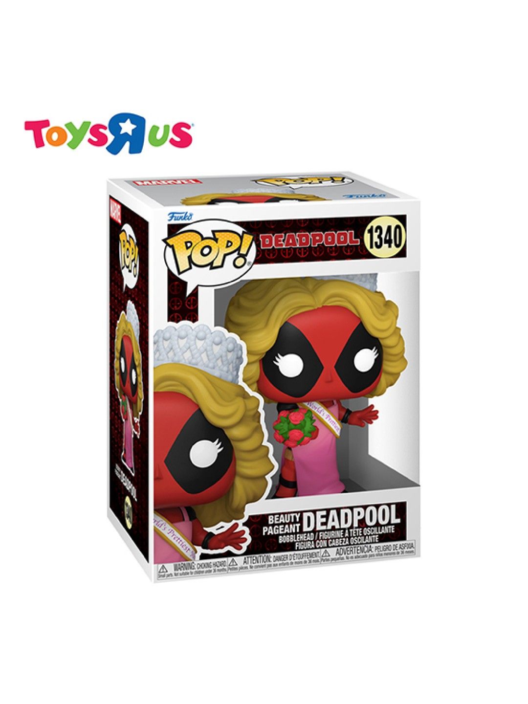 Toys R Us Funko Pop! Marvel Deadpool - Beauty Pageant Deadpool #1340 (No Color- Image 2)