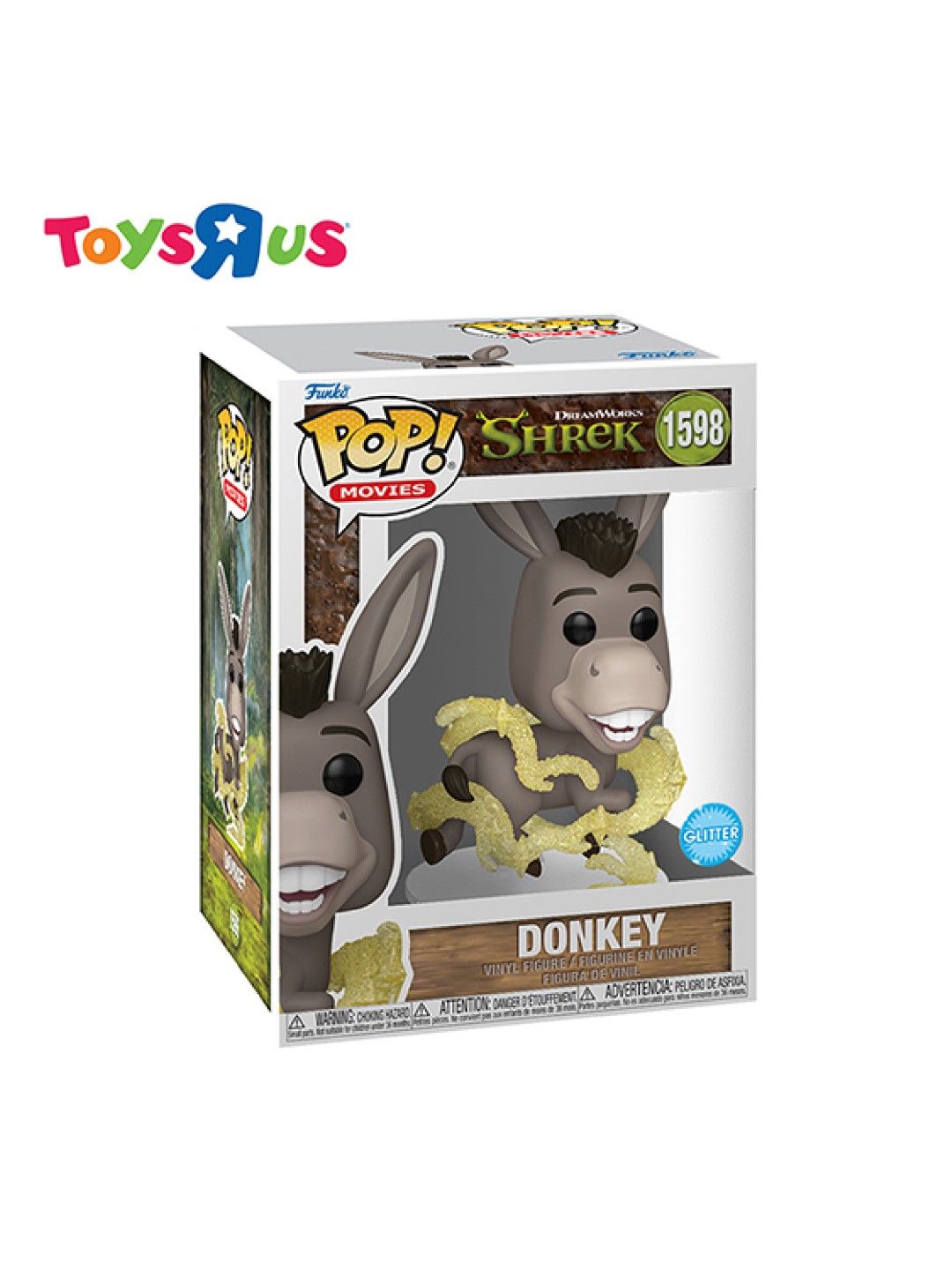 Toys R Us Funko Pop! Dreamworks Shrek - Donkey #1598 (Glitter) (No Color- Image 2)