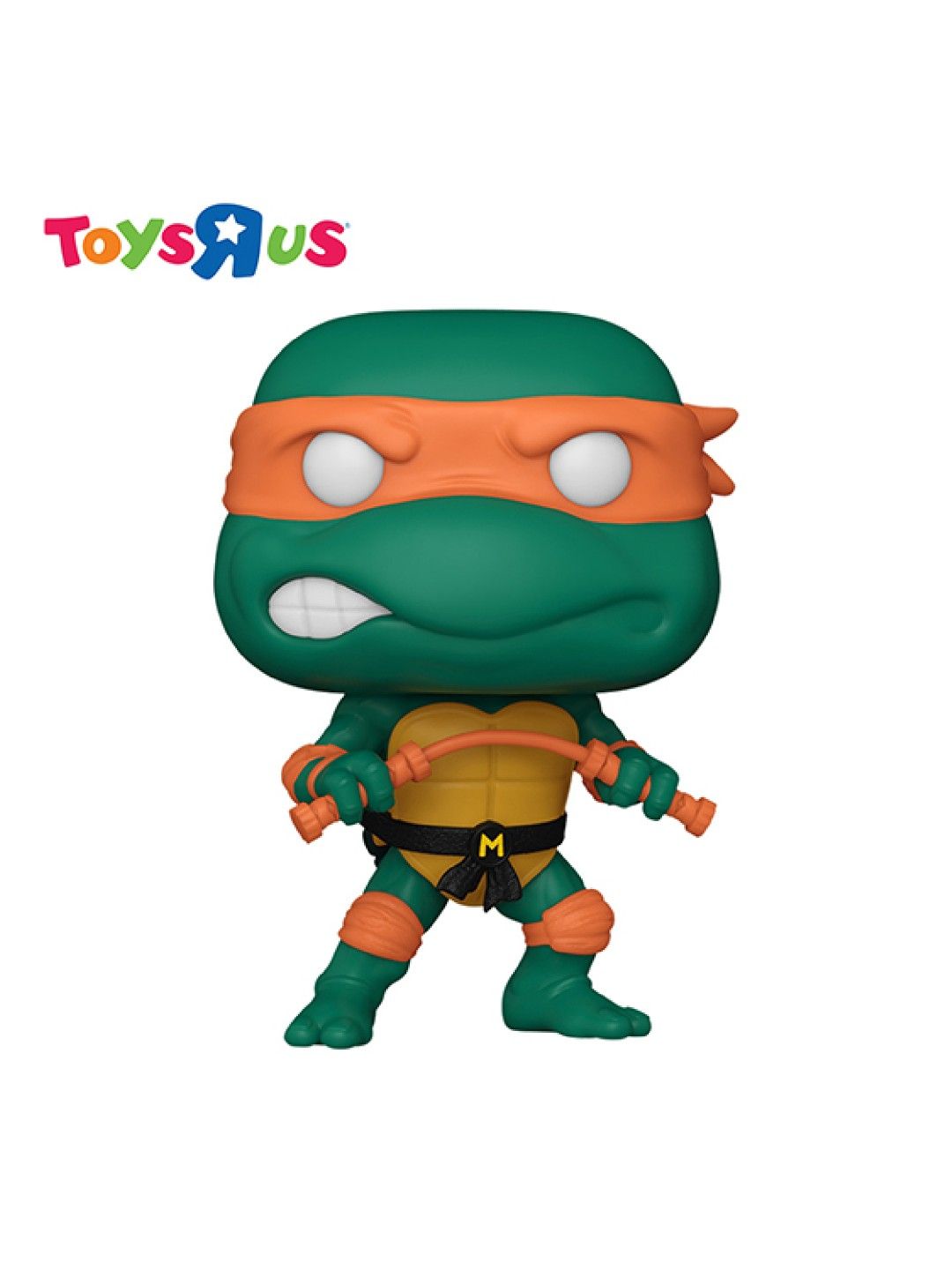 Toys R Us Funko Pop! Nickelodeon Teenage Mutant Ninja Turtles - Michelangelo #1557 (No Color- Image 1)