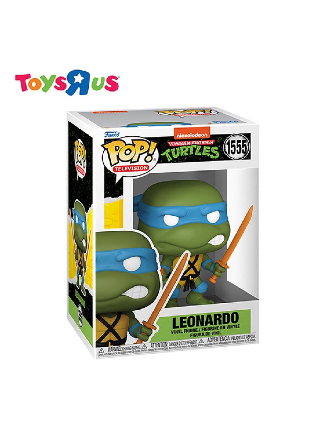 Toys R Us Funko Pop! Nickelodeon Teenage Mutant Ninja Turtles - Leonardo #1555 (No Color- Image 2)