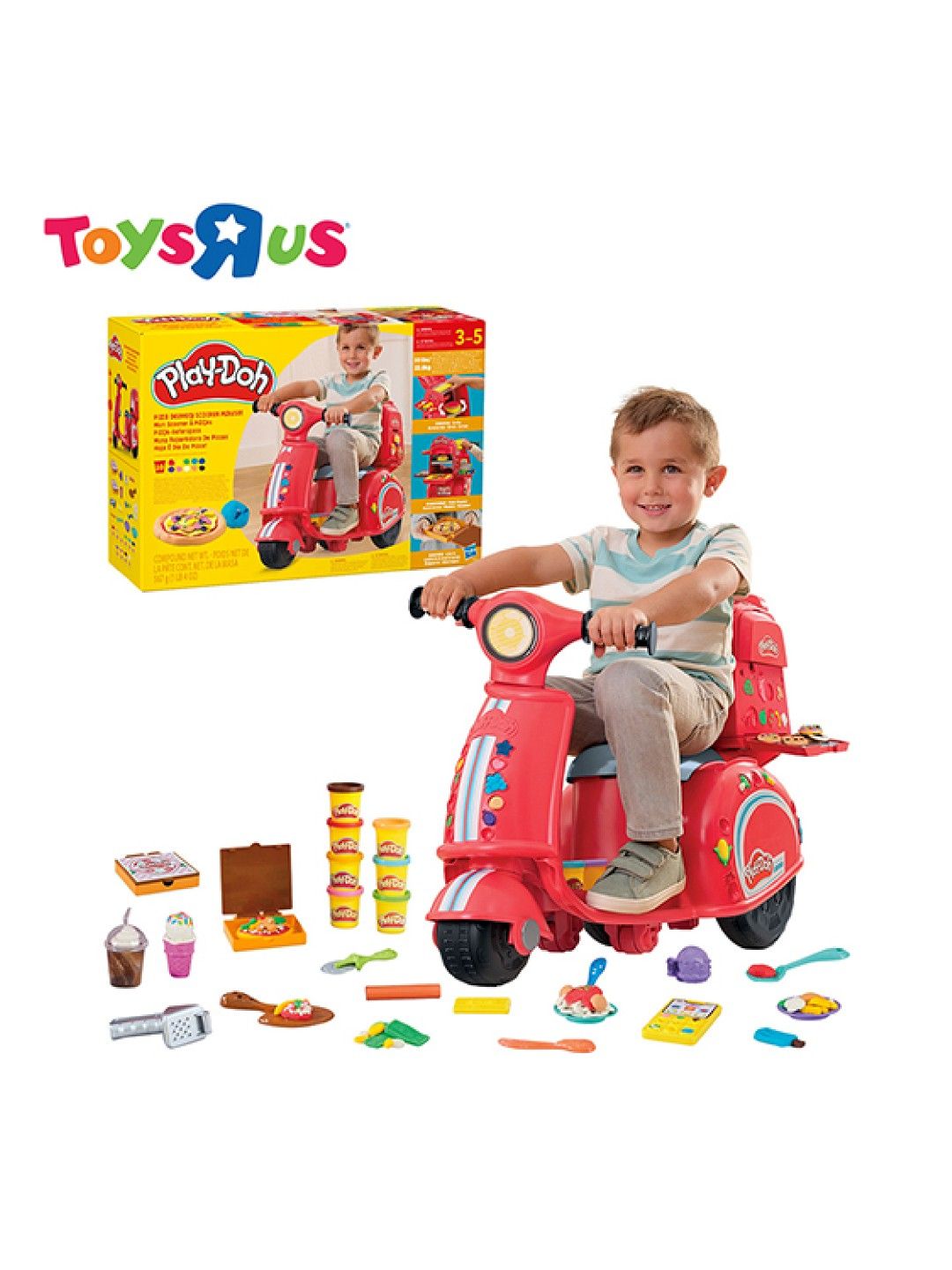 Toys R Us Play-Doh Pizza Delivery Scooter Playset (No Color- Image 4)