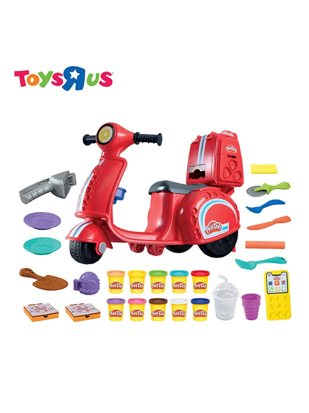 Toys R Us Play-Doh Pizza Delivery Scooter Playset (No Color- Image 2)