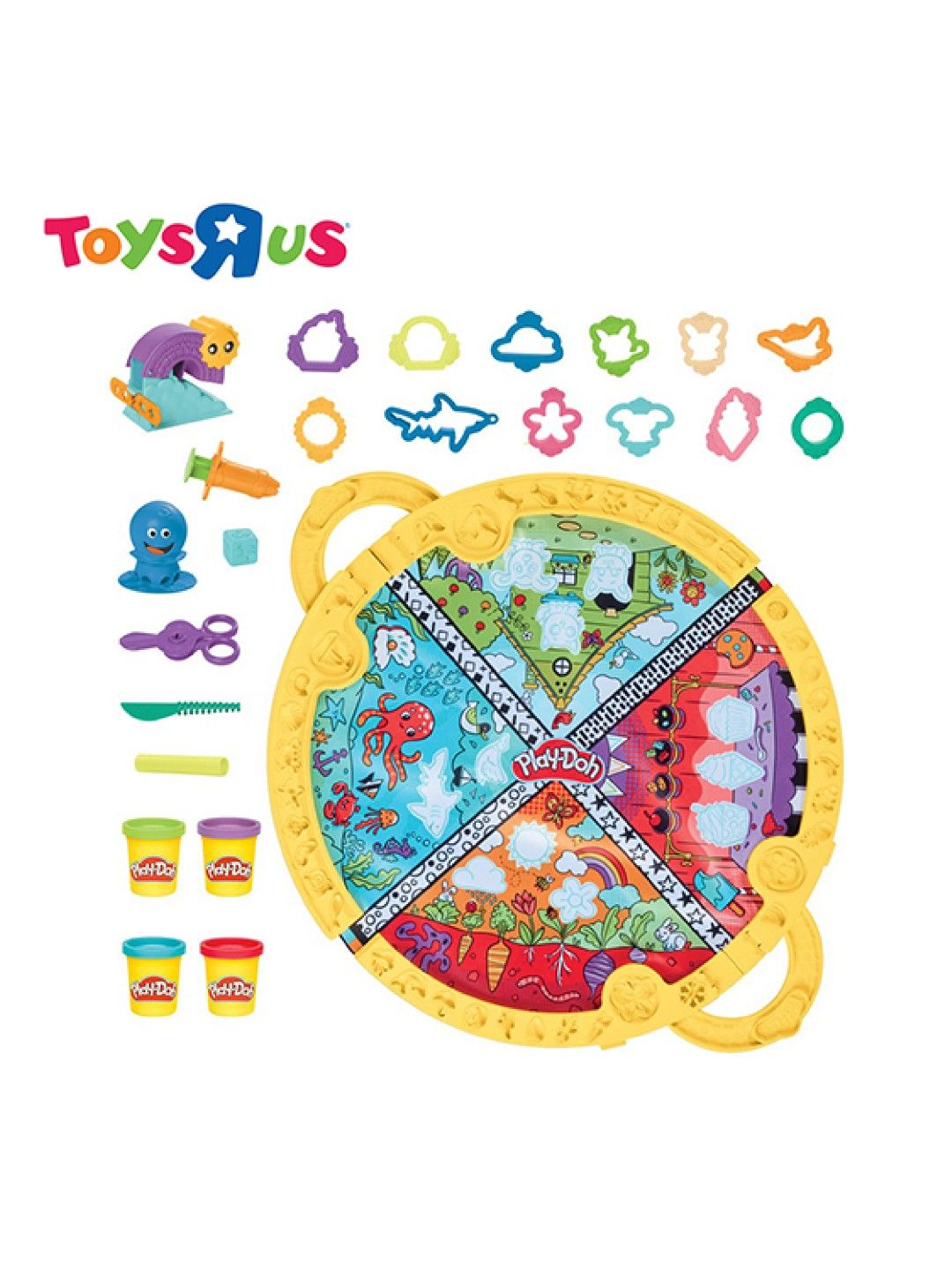 Toys R Us Play-Doh Fold and Go Playmat Starter Set (No Color- Image 2)