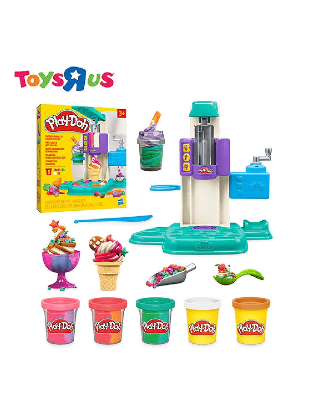Toys R Us Play-Doh Swirl Ice Cream Playset (No Color- Image 2)