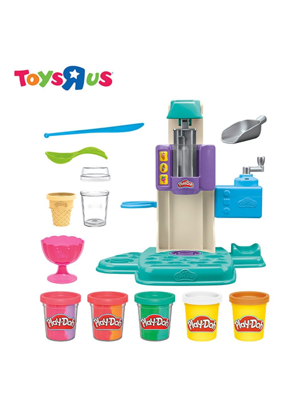 Toys R Us Play-Doh Swirl Ice Cream Playset (No Color- Image 3)