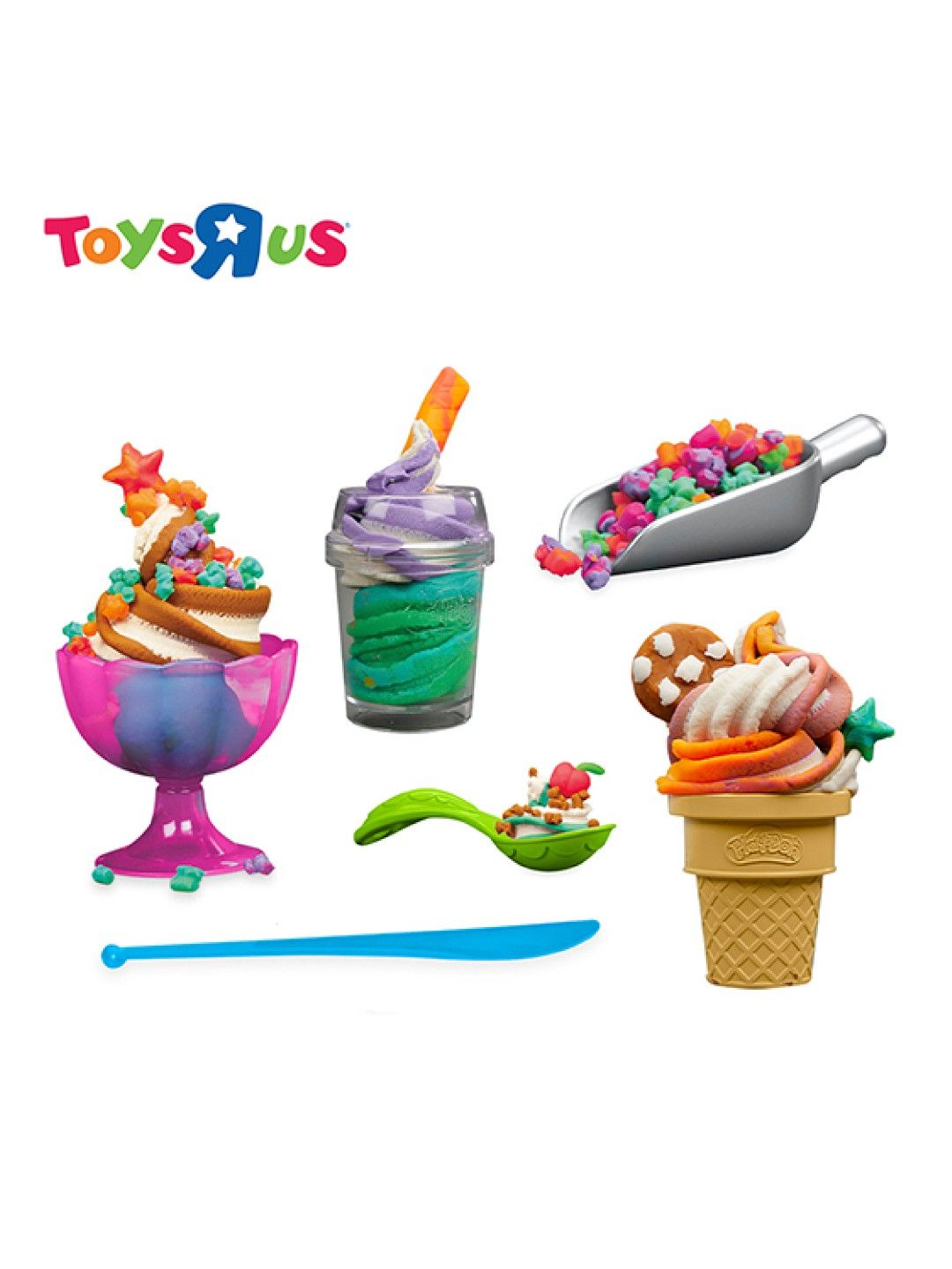 Toys R Us Play-Doh Swirl Ice Cream Playset (No Color- Image 4)