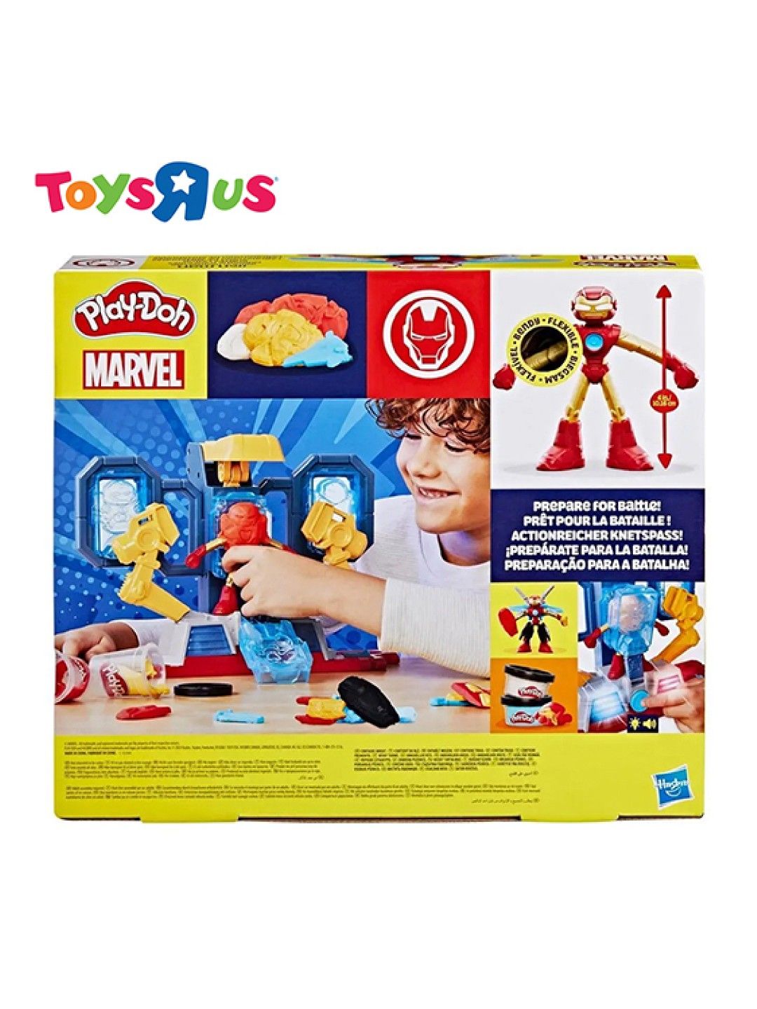 Toys R Us Play-Doh Marvel Iron Man Armor Maker Lab Playset with Iron Man Action Figure (No Color- Image 4)
