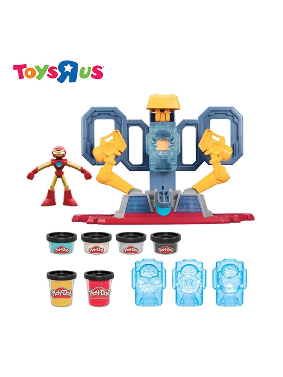 Toys R Us Play-Doh Marvel Iron Man Armor Maker Lab Playset with Iron Man Action Figure (No Color- Image 2)